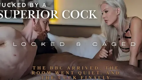 Fucked by a Superior Cock Cuckold Chastity