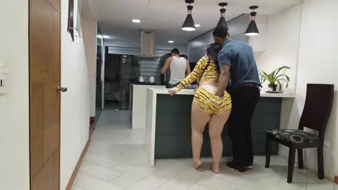 I Fuck My Best Friend's Wife While He Cooks for Me